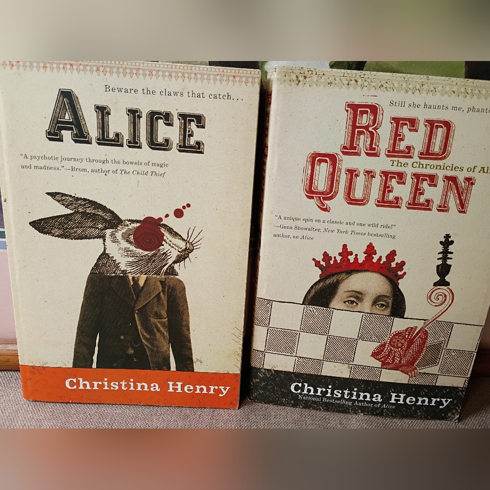2 Books by Cristina Henry: Alice & Red Queen Sci-fi Fantasy Twist on the Classic